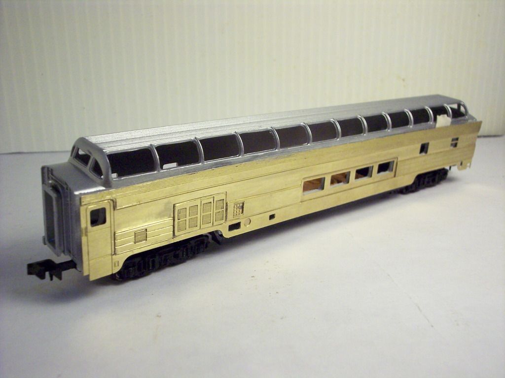 Multilayering brass car sides N and Z Scales TheRailwire